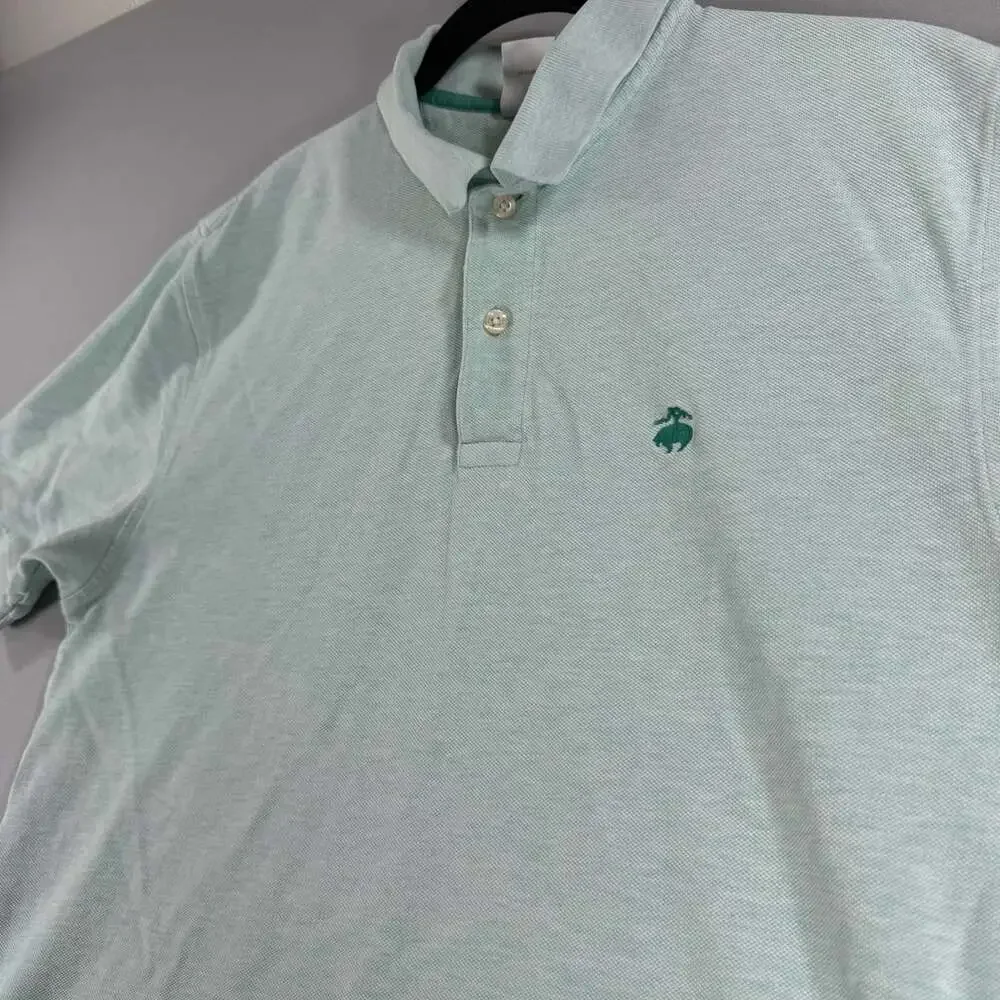 Brooks Brothers Performance Polo Size M Mint Green Original Fit